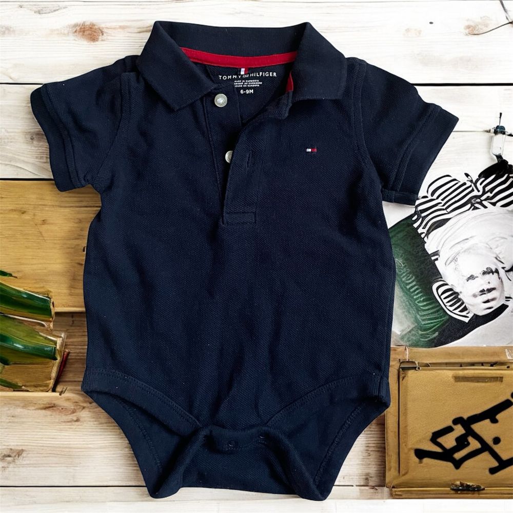 Оригинално бебещко боди Tommy Hilfiger 6-9 м