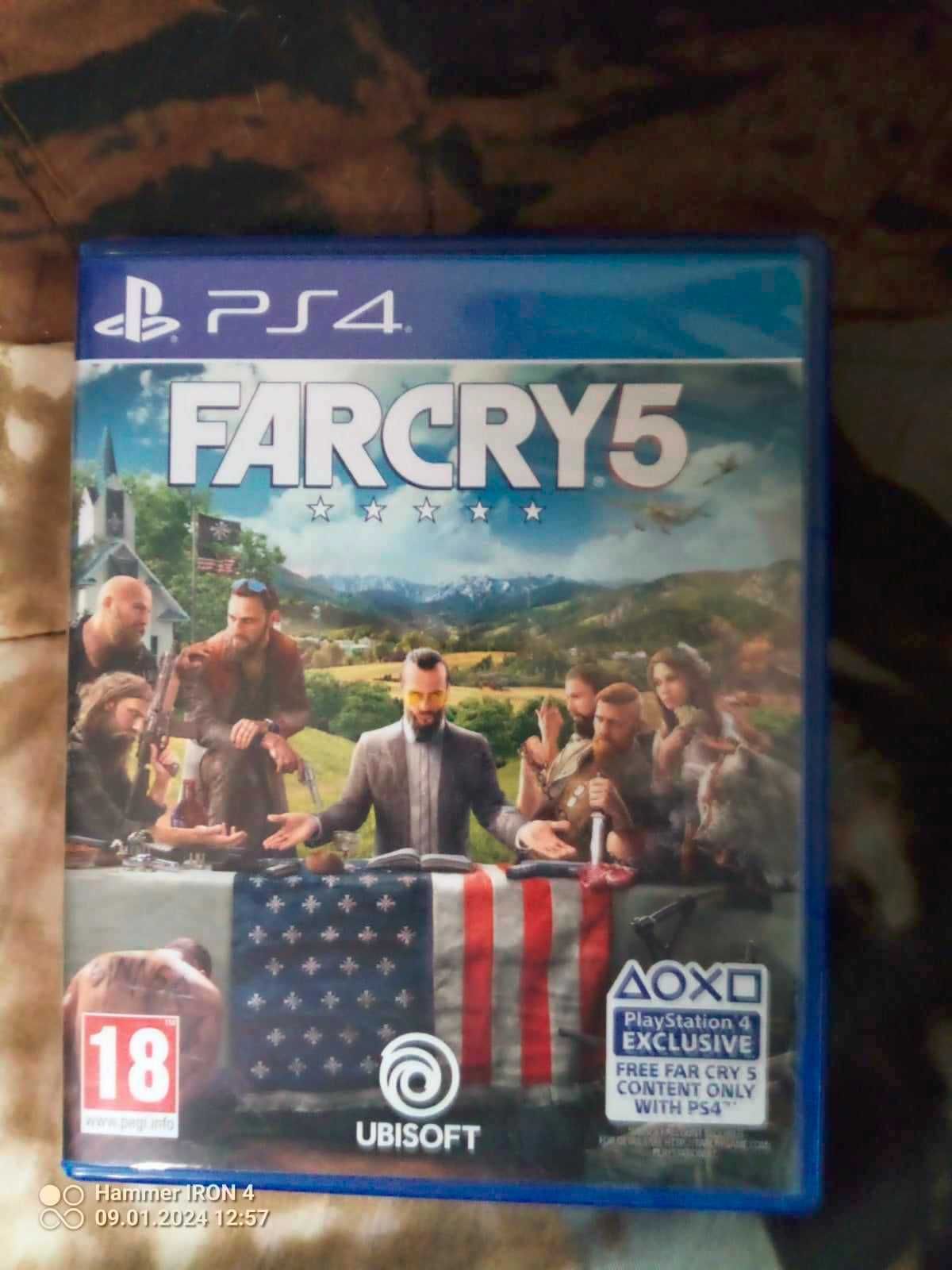 Продавам игри  FAR CRY 5,  FAR CRY PRIMAL,  FALLOUT 4 за PS4