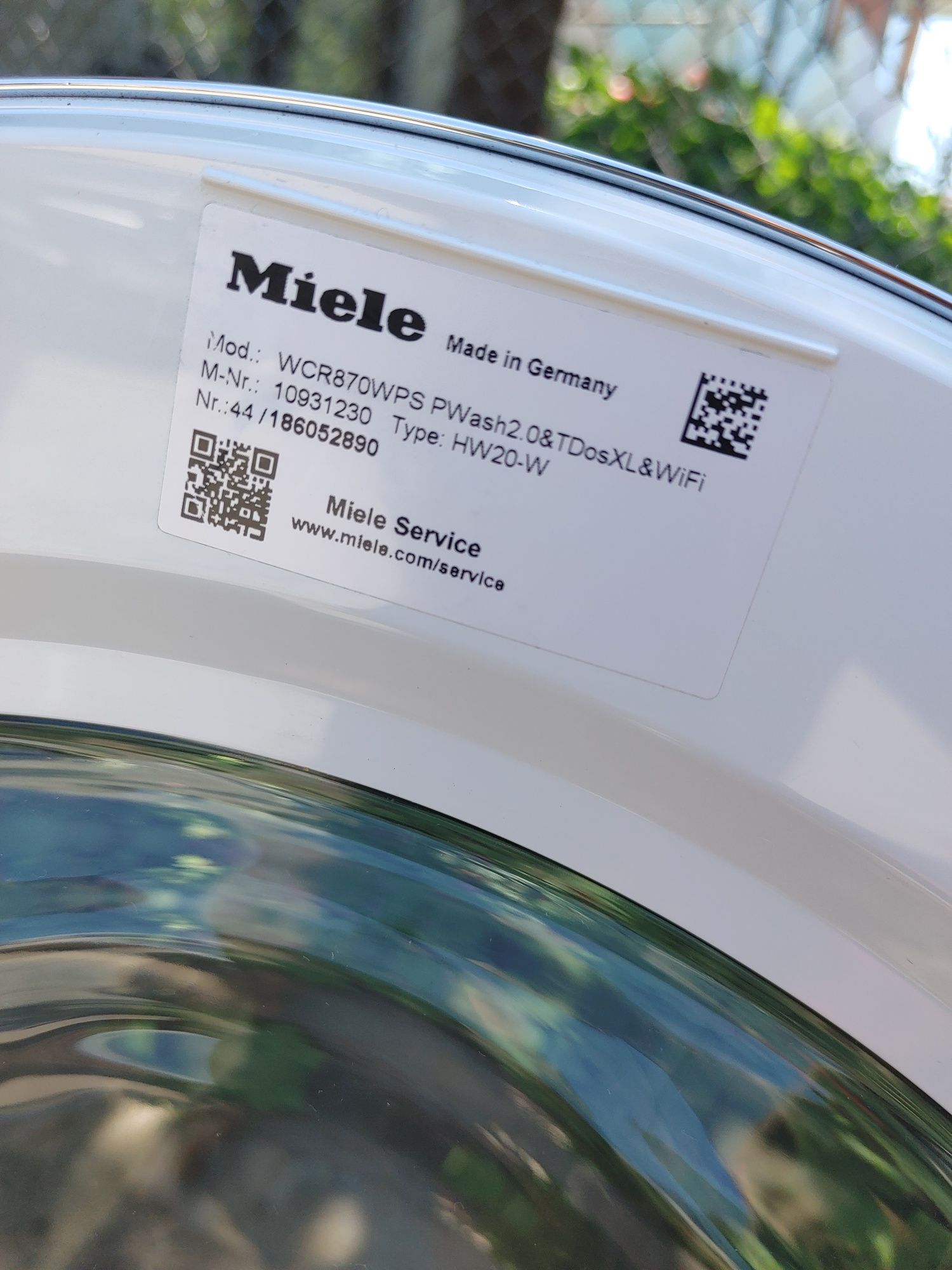 2023 Пералня Miele WCR870 PowerWash TwinDos 9kg/1600rpm