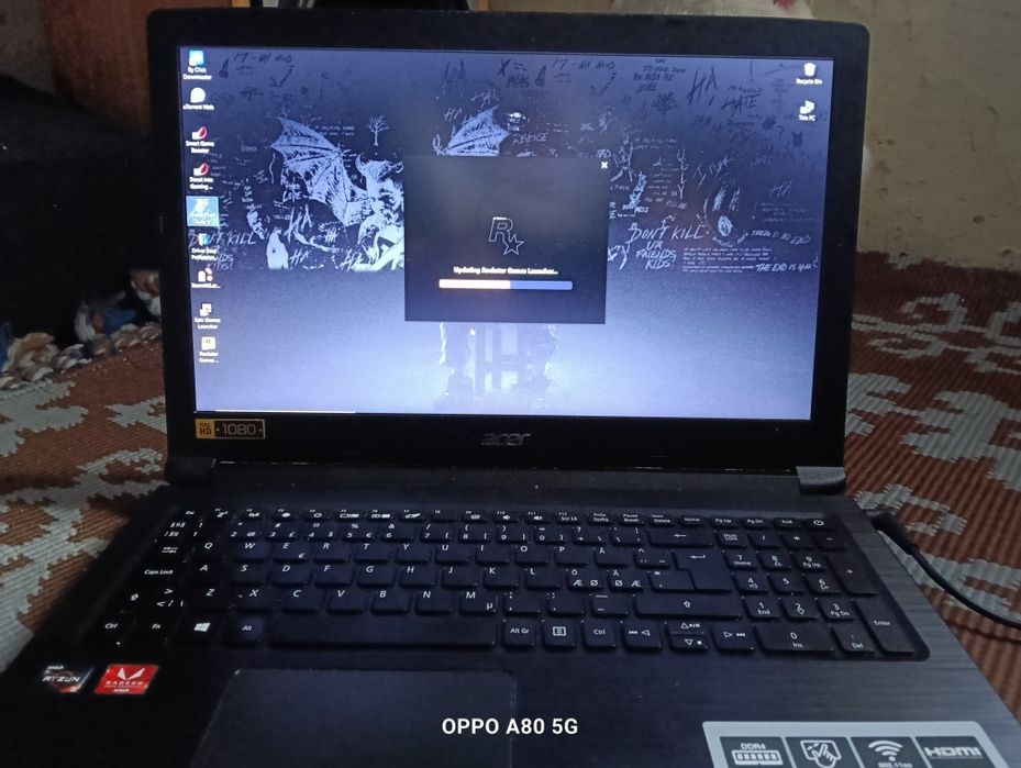 Laptop gaming Acer aspire 3 vând urgent !