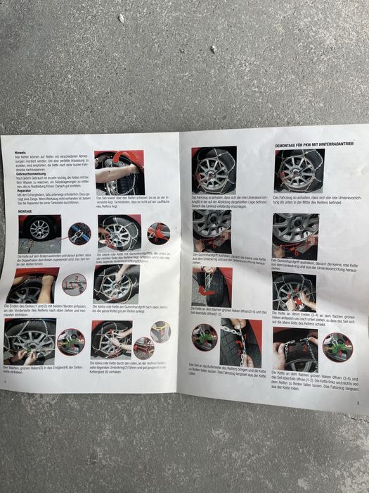 Чисто нови Вериги за сняг за автомобилни гуми за кола 9мм 3 броя