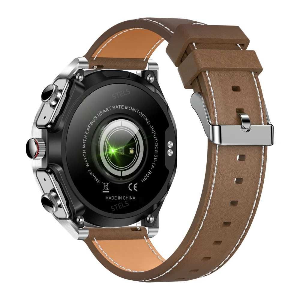 Смарт часовник STELS CB1 с Bluetooth слушалки и 2 каишки, 100+ режима