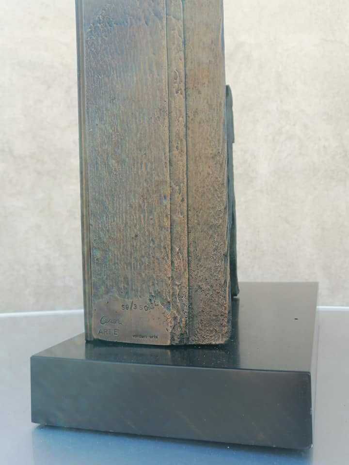 Mario Ceroli - La Cacciata (Expulzarea), sculptura anii '70