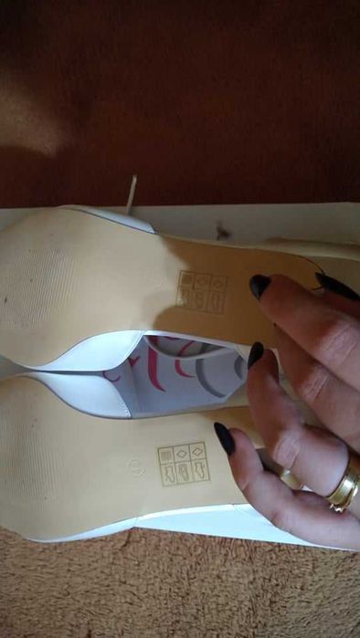 Pantofi mireasa marime mare - 44