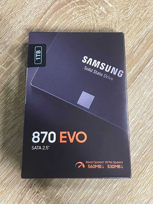 SSD Samsung 870 EVO 1TB – НОВ - MZ-77E1T0B/EU