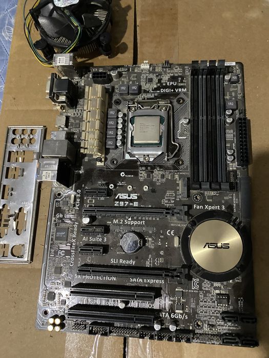 Placa 1150 top Asus Z97 E + i5 4460 shild slot m2