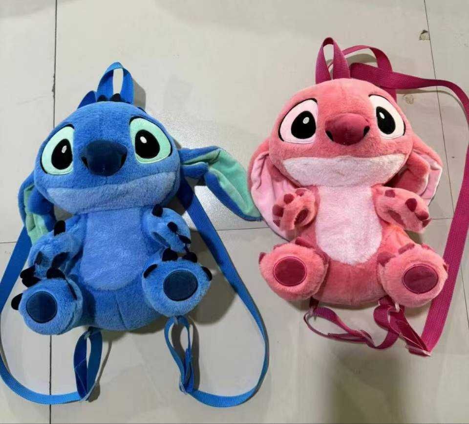 3D Раница плюшена играчка Стич, Плюшена раница Лило и Стич