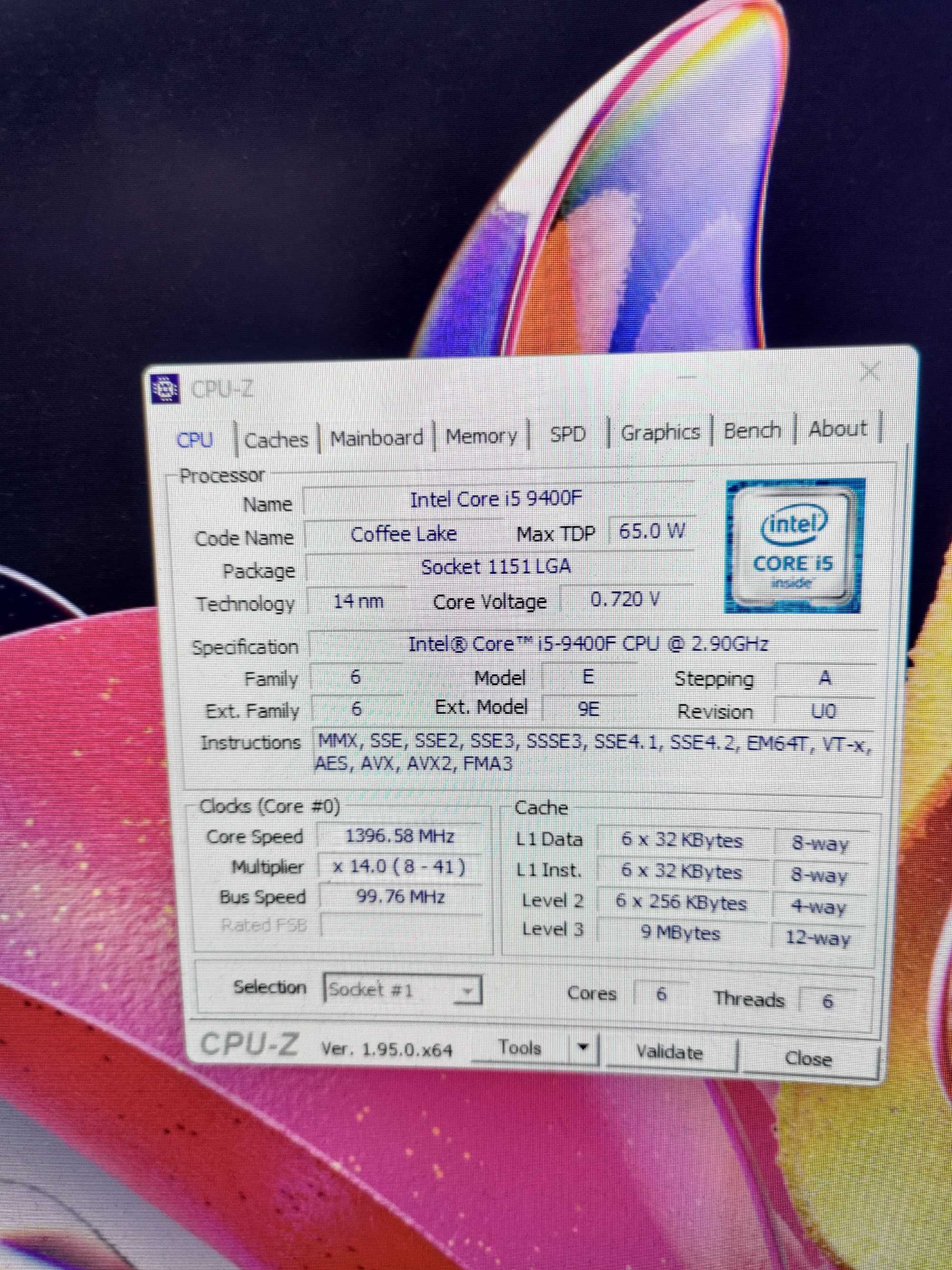Procesor Intel Coffee Lake, Core i5 9400F 2.9GHz soket 1151v2