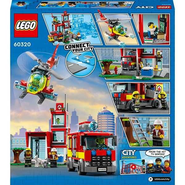 LEGO City: Remiza de pompieri 60320, reducere 40%