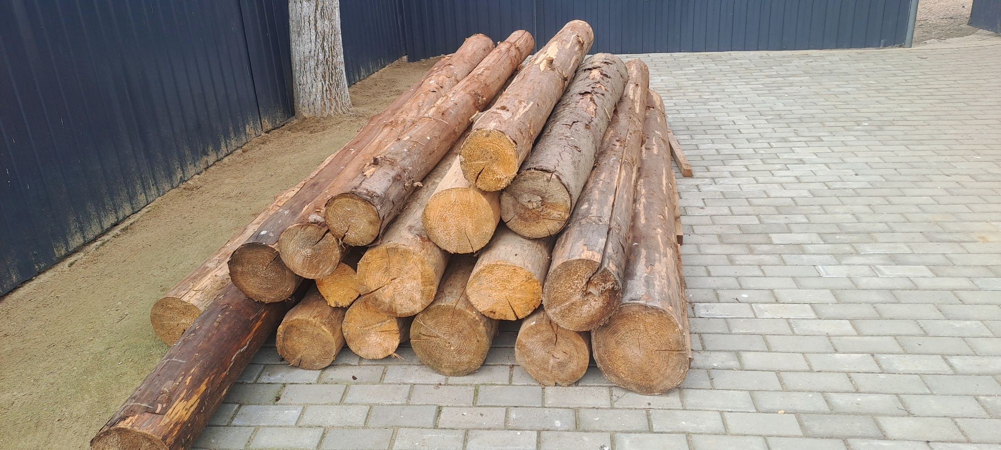 Bile de brad pentru construcții foisoare/terase