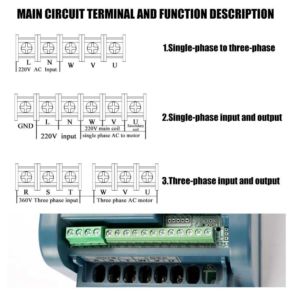 ANIMABG Честотен инвертор AT3-2200X, 2.2kW, Ттрифазен AC 380V двигател