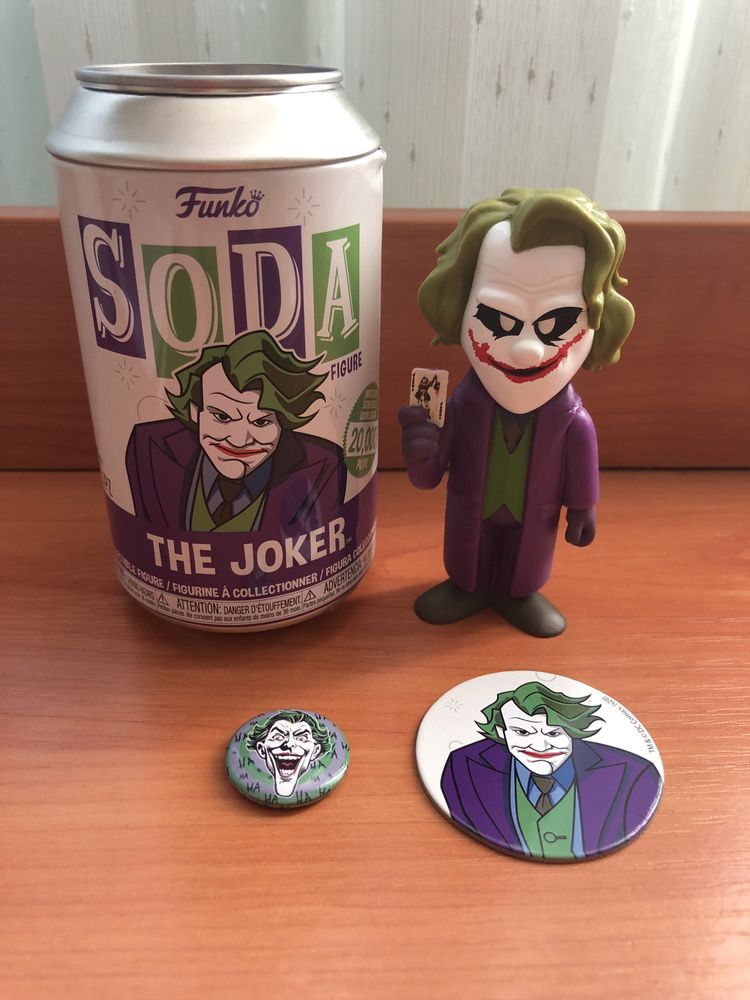 Funko Soda : The Joker (Batman The Dark Knight) + Special Limited Pin