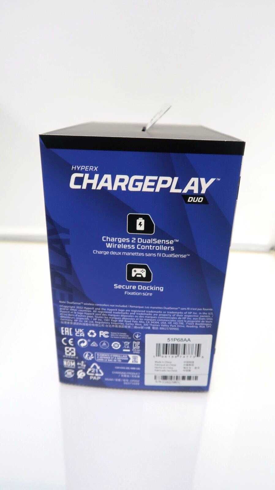 HyperX ChargePlay Duo зарядное устройство для геймпадов PS5 новое.