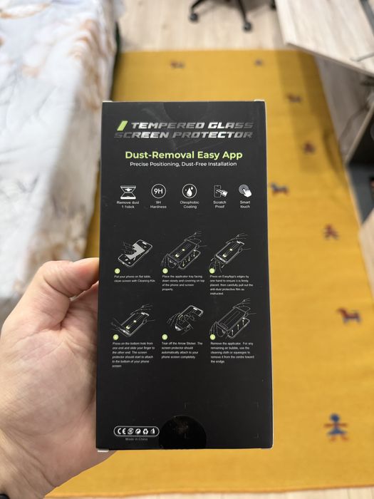 Folie de sticla privacy iPhone 16 Pro Max