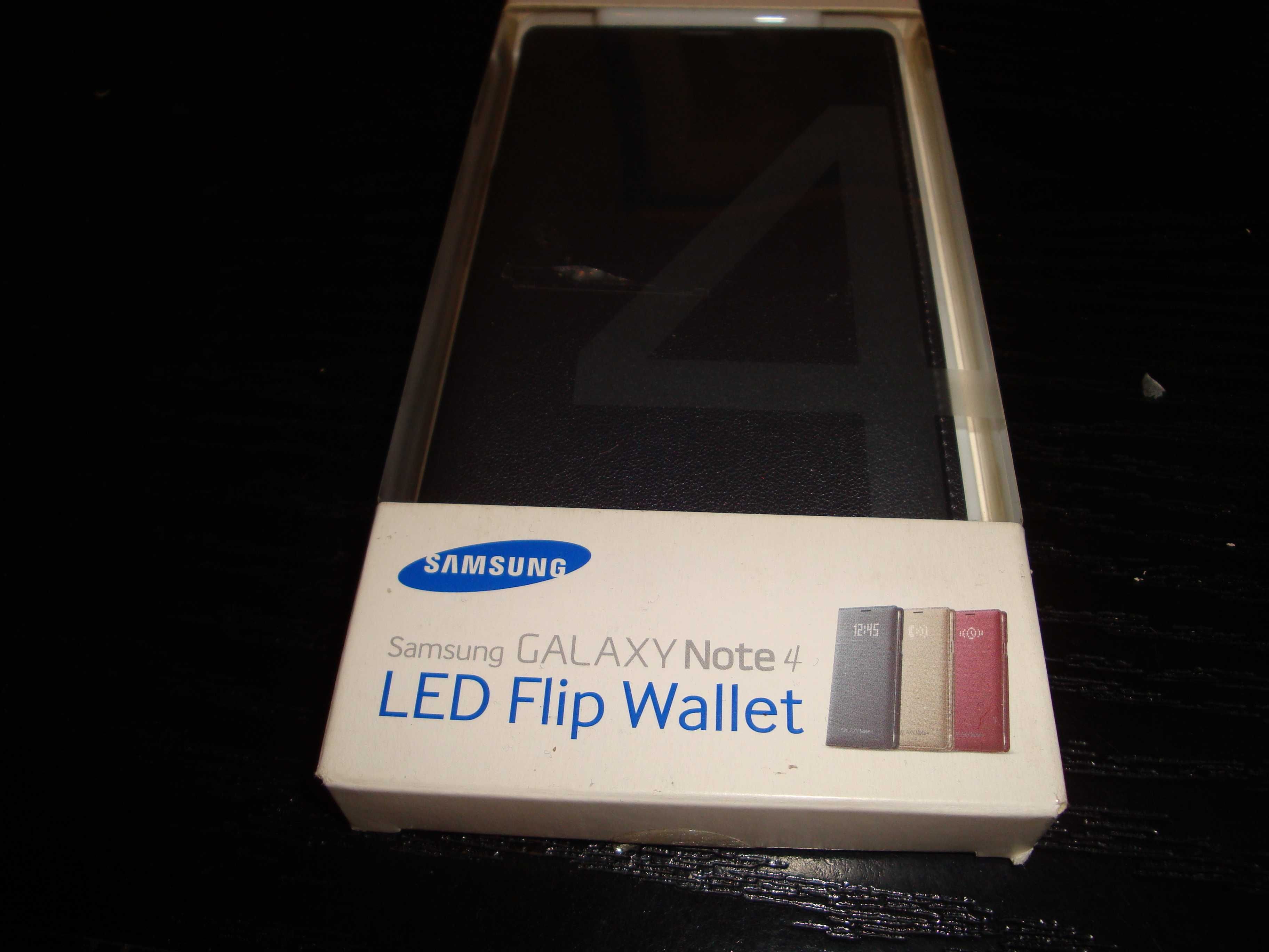 Husa LED samsung originala pentru note 4 N910F LED Flip wallet