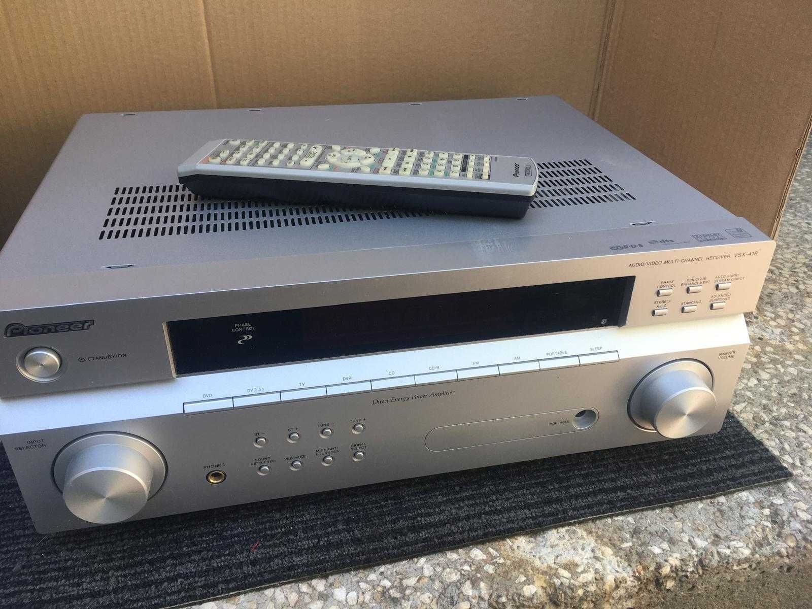 PIONEER amplificator surround cu telecomanda.