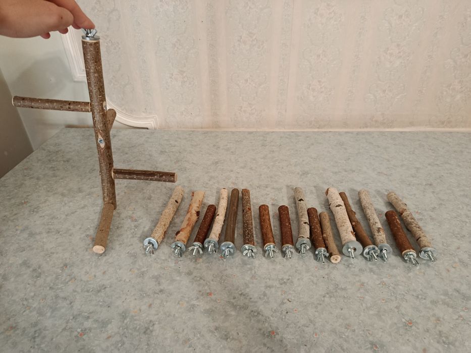 Жёрдочки для птиц ОПТОМ 16шт