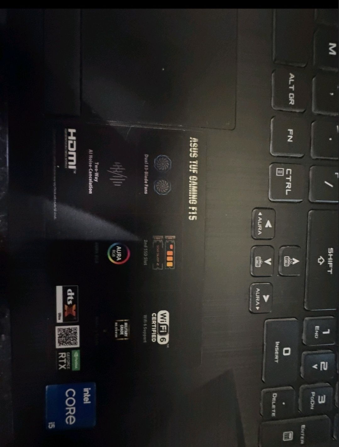 Asus tuf gaming F15 144hz