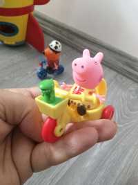 Set  George fratele Peppei+ bicicleta Peppa pig