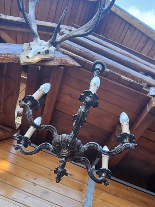 Candelabru bronz masiv