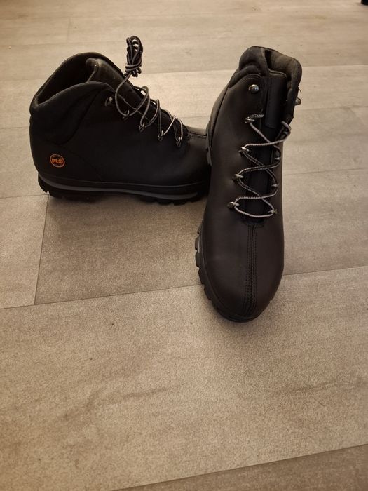 Ghete timberland pro, piele, bombeu metalic, 47, noi