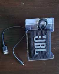 Boxa wireless portabila Bluetooth mica JBL GO3, IP67, negru