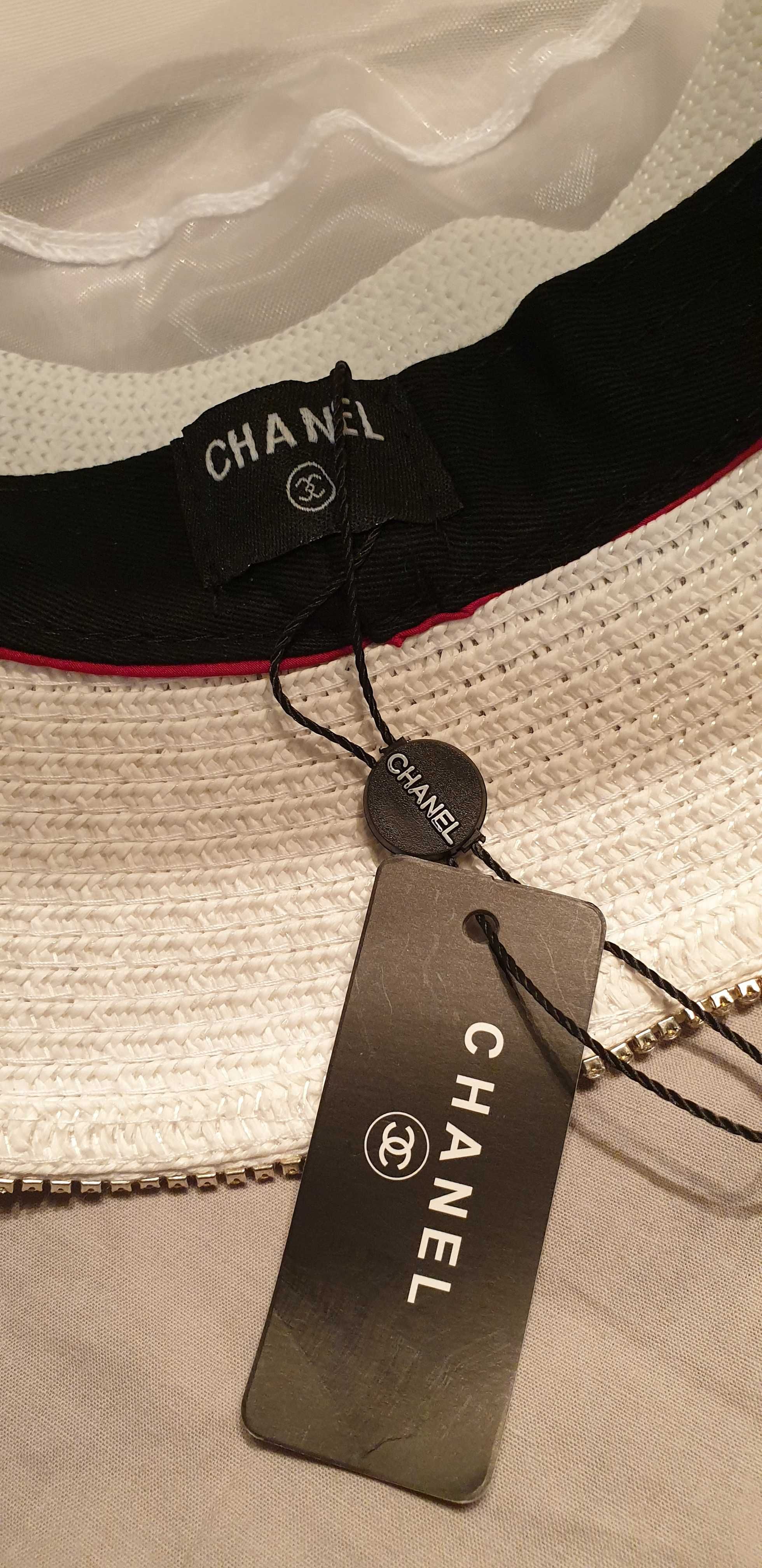 Palarie soare vara Chanel originala, noua cu eticheta pret fix