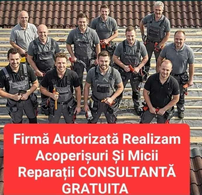 Firma reparatii acoperisuri, montaj, remedieri infiltratii