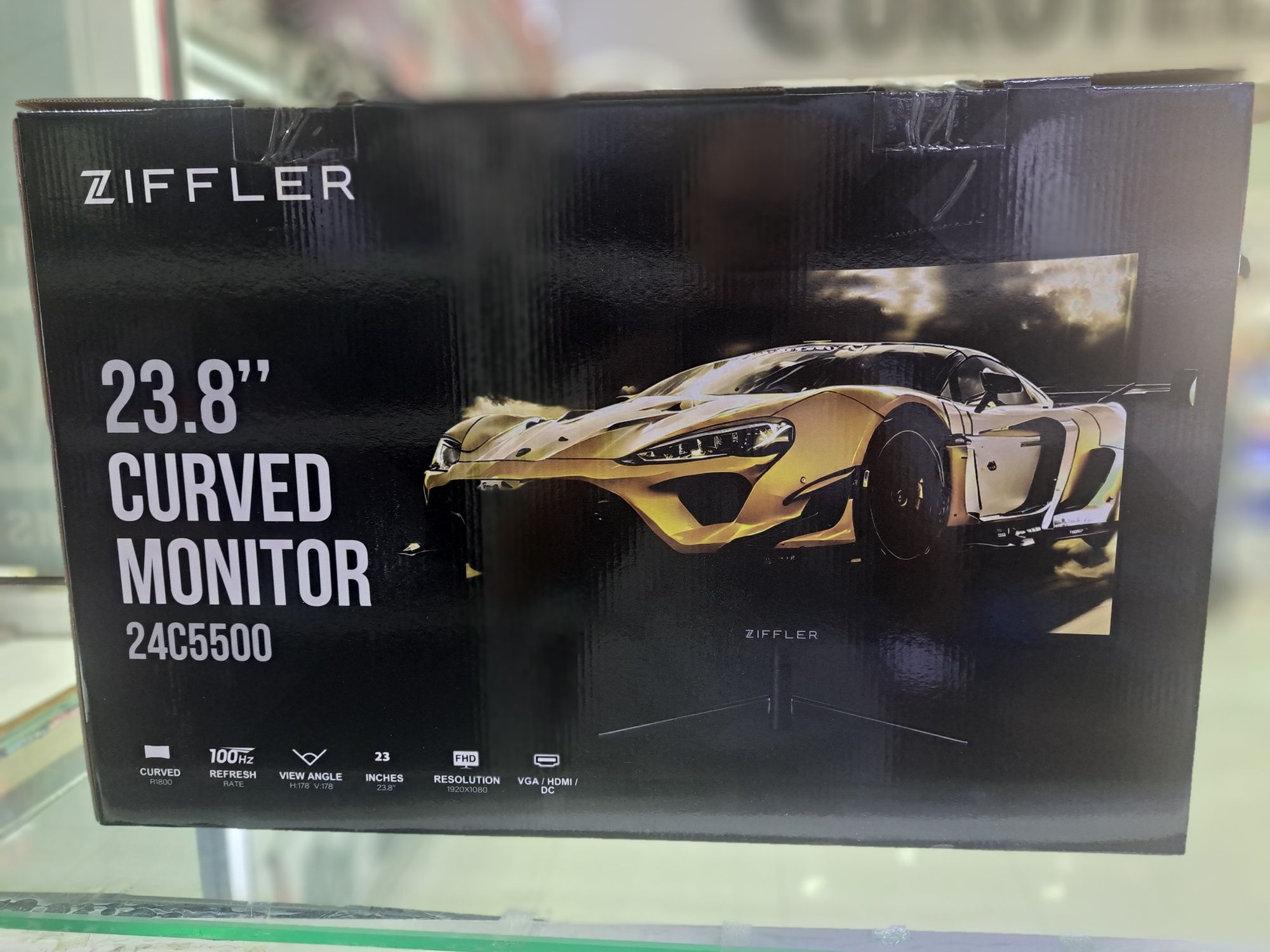 Monitor Ziffler Gaming Curved 24,27