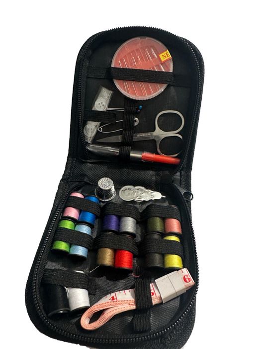Set complet cusut portabil, 100+ accesorii, ideal acasa si travel
