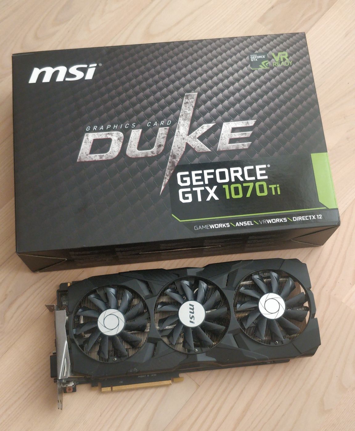 Placă video MSI Duke 1070Ti 8 GB DDR5