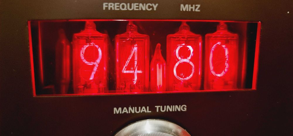ReVox A720 Preamplifier Tuner Nixie Tube Display