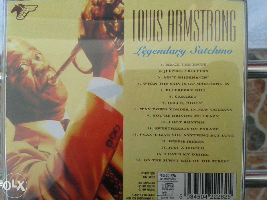 Lous Amstrong Legendary Satchma CD muzica jazz
