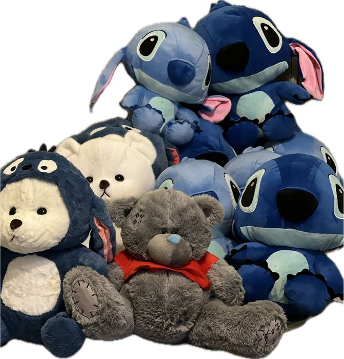 Yumshoq oyinchoqlar, ayiqcha, stich, teddy, teddiy, kalshonkali ayiqca