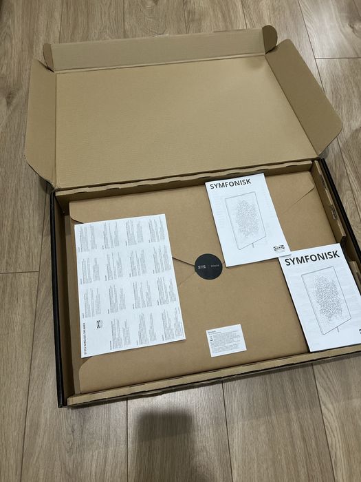 Ramă tablou cu boxă WiFi Sonos IKEA SYMFONISK, negru