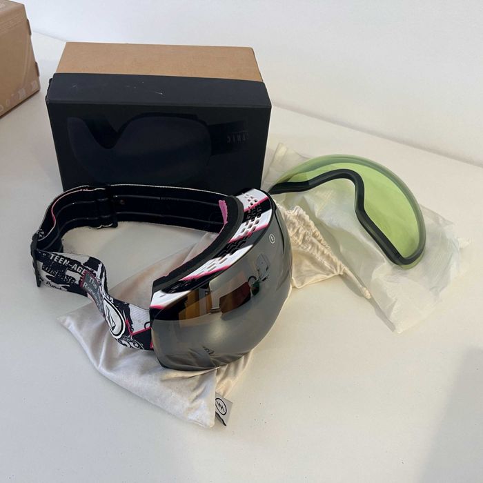 Electric x Volcom EG3 сноуборд ски маска + допълнителна плака