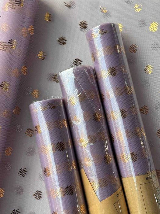 Упаковочная сетка для оформления букетов и подарков 4,5 м