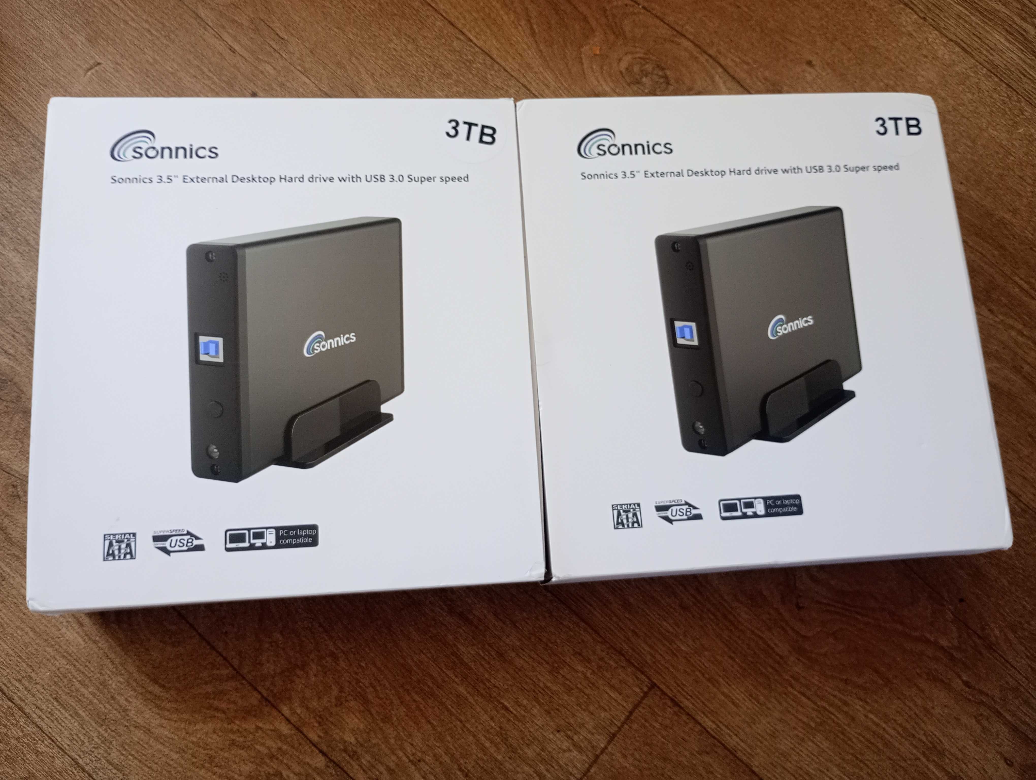 Хард драйв Sonniks 3.5(3 TB) с USB 3.0 super speed