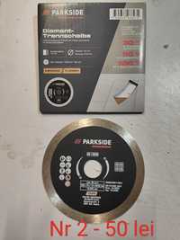 Disc de taiere diamantat  125 mm parkside Performance