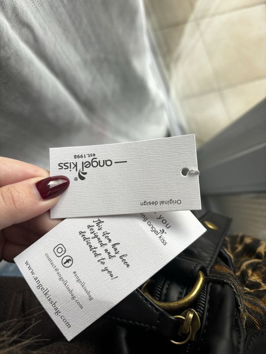 Angelkiss ретро чанта леопардова