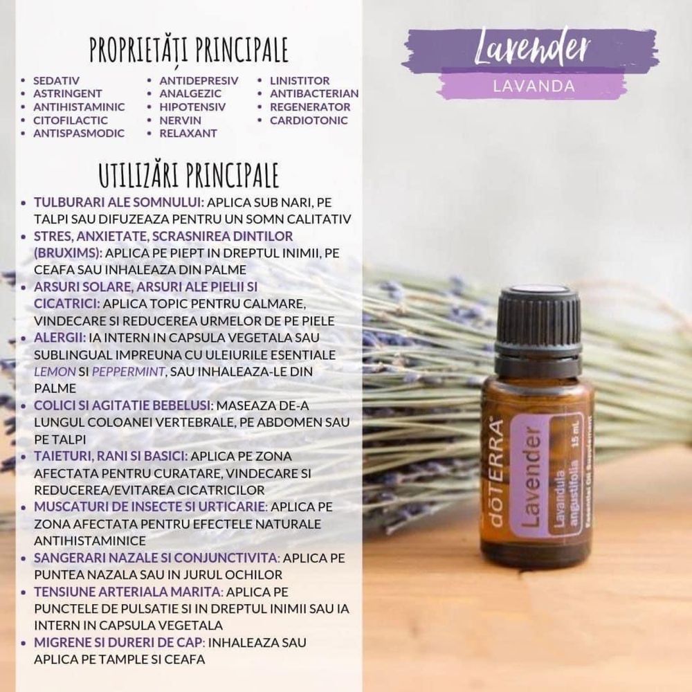 Lavanda Ulei Esential Doterra