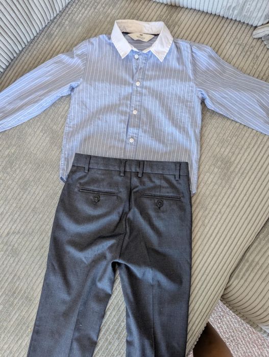 Pantaloni de costum cu cămașa pt băieți