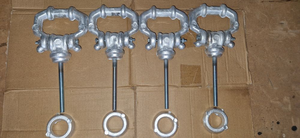 Manere cavou din aluminiu 4  bucăți