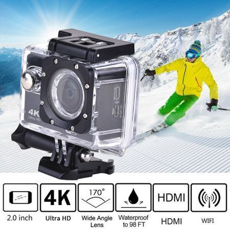 Намал.от68лв-Action camera 4K WiFi водоустойчива екшън камера за спорт