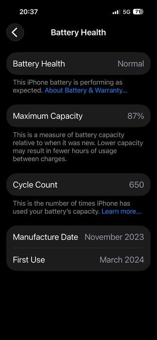 Iphone 15pro 128GB , гаранция