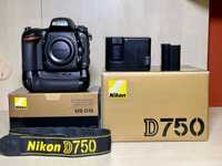 Nikon D750 cu grip original
