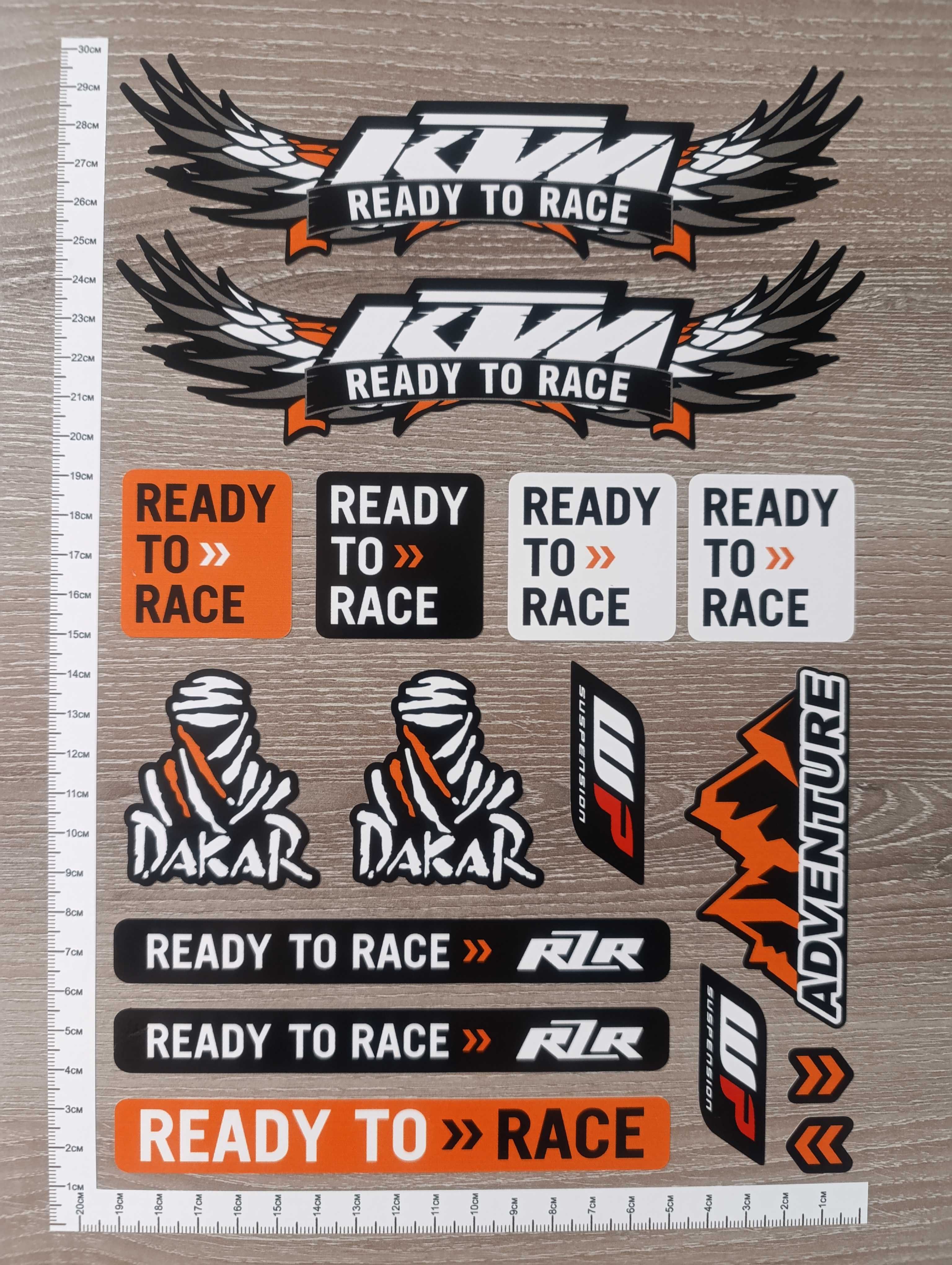 Стикери КТМ KTM Stickers 16 бр. Ready to race Dakar