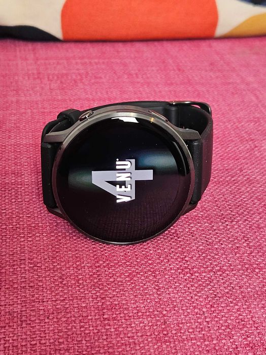 Smartwatch Garmin Venu 4, 45mm, AMOLED, GPS, Wi-Fi, Slate/Black