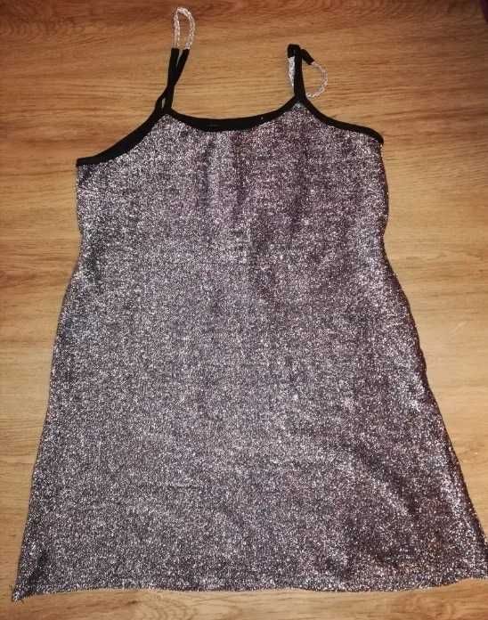 Bluza cu maieu argintiu de ocazie