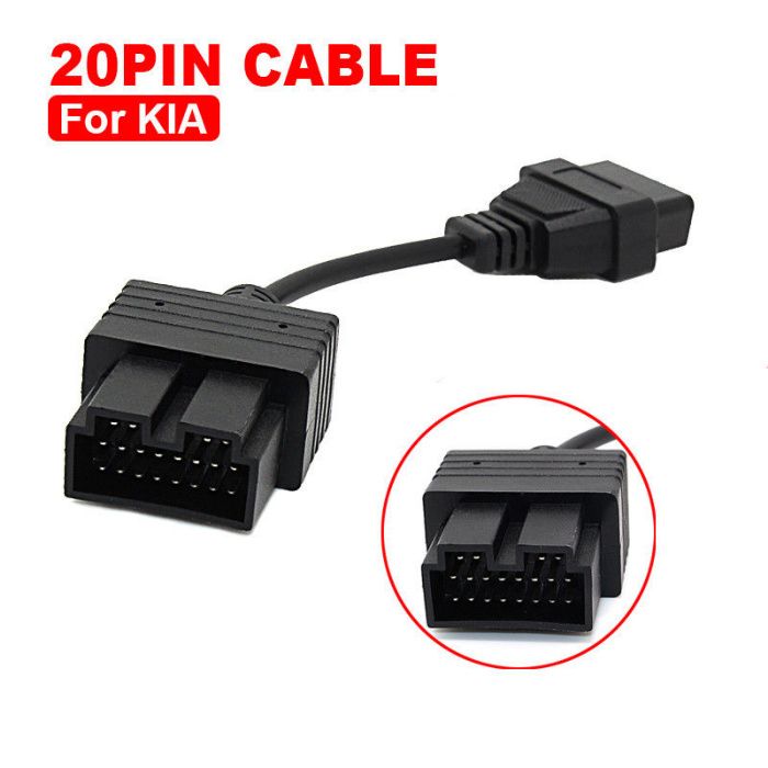 Cablu adaptor 20 Pin la 16 Pin OBD2 pentru Kia